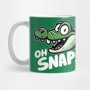 Oh Snap Cartoon Croc Mug